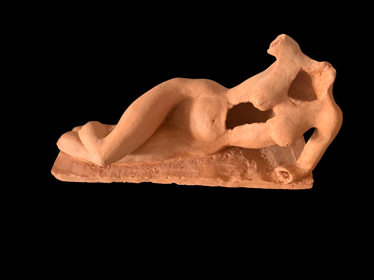 Bust Of A Reclining Nude Woman