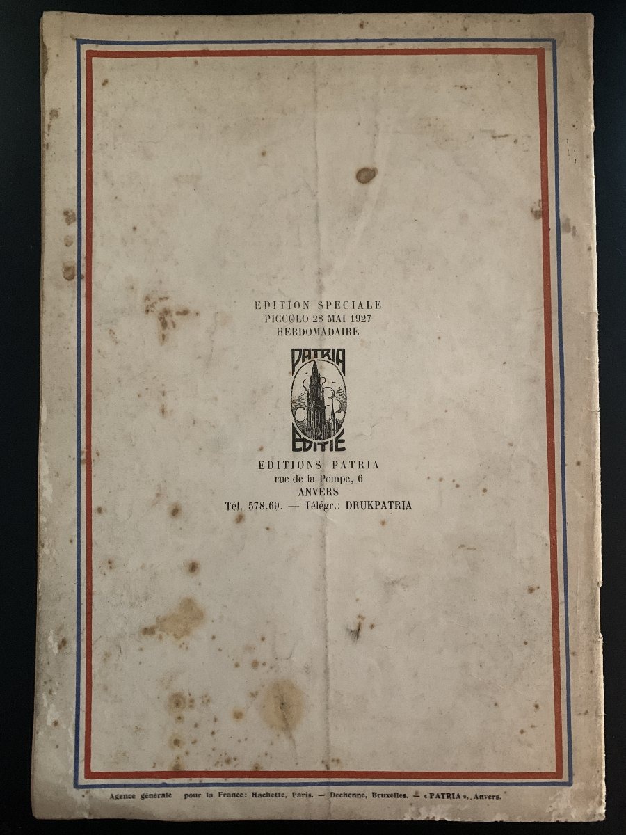 Charles Lindbergh "new York–paris" – éditions Patria, Antwerp, May 28, 1927-photo-2