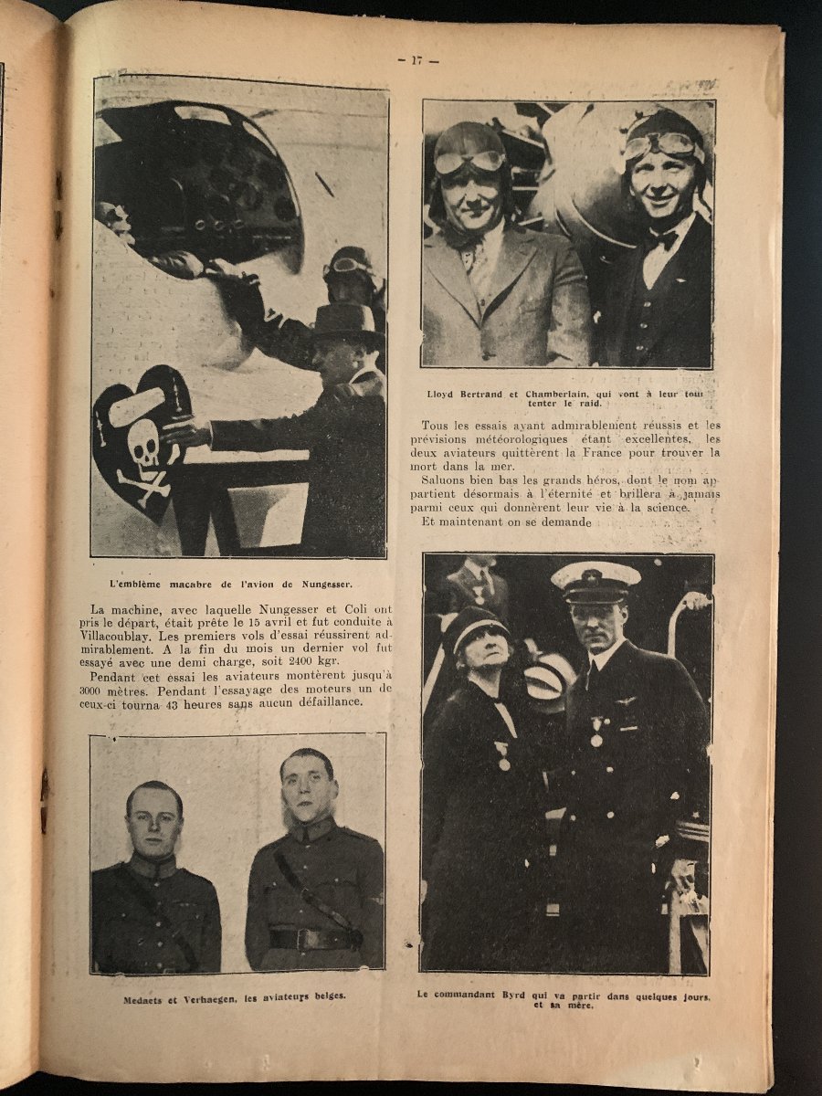 Charles Lindbergh "new York–paris" – éditions Patria, Antwerp, May 28, 1927-photo-3