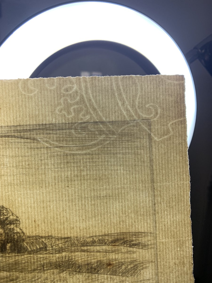 Jean FRÉLAUT – La Fuite en Égypte – Pointe sèche originale – 1920 – 2e état-photo-3