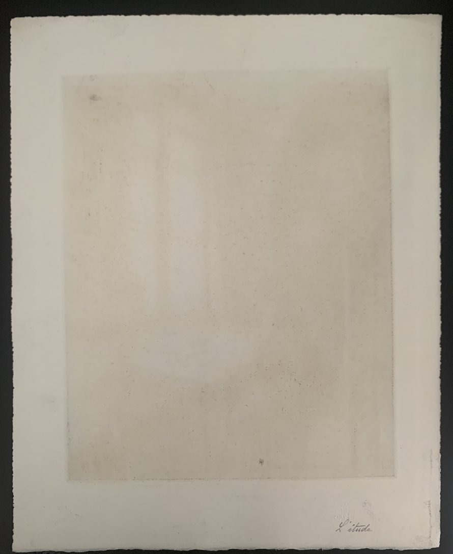 Jean Frélaut (1879-1954) – L’Étude, 1932 – Gravure originale, 8/40-photo-5