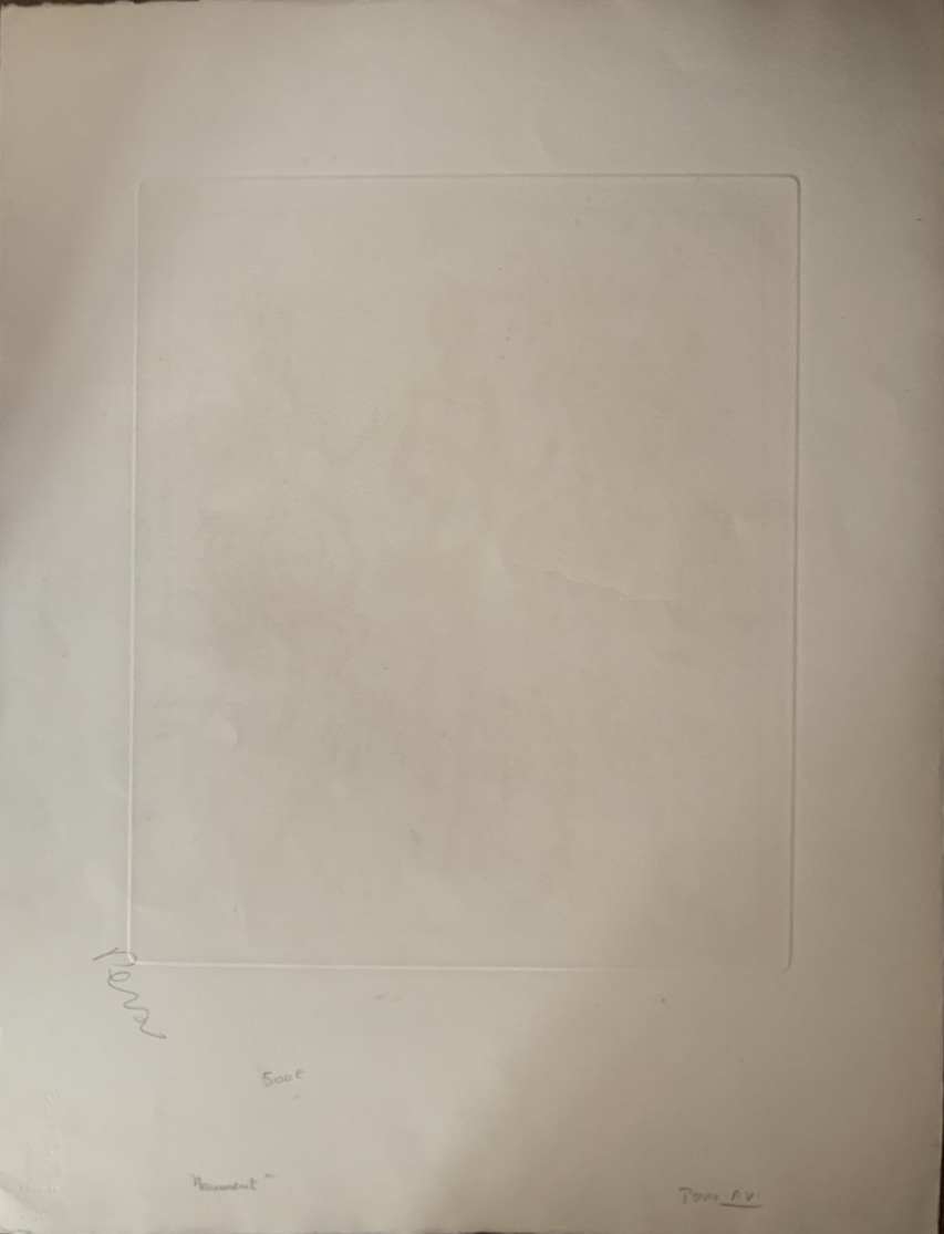 Lars Bo (1924-1999) – « Manuscrit », 1971 – Eau-forte originale signée, 56/120-photo-7