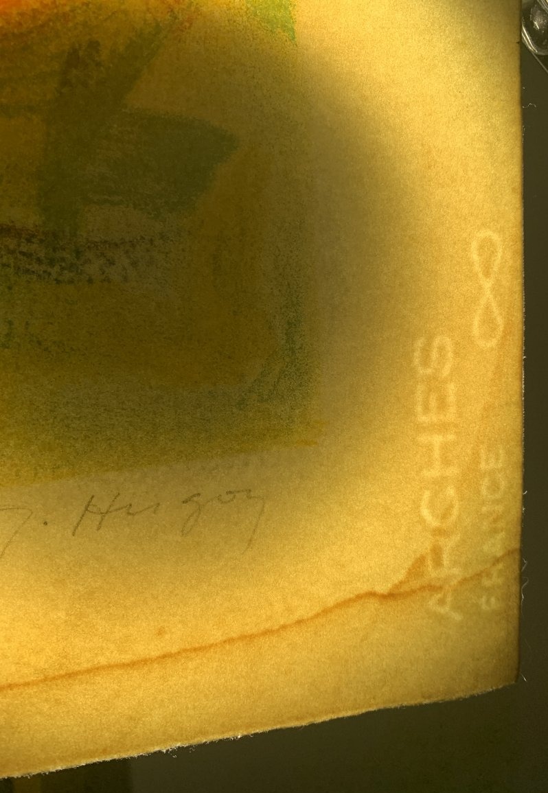 Jean Hugon (1919-1990) – Lithographie – Voiliers – Épreuve d’artiste 1/35-photo-4