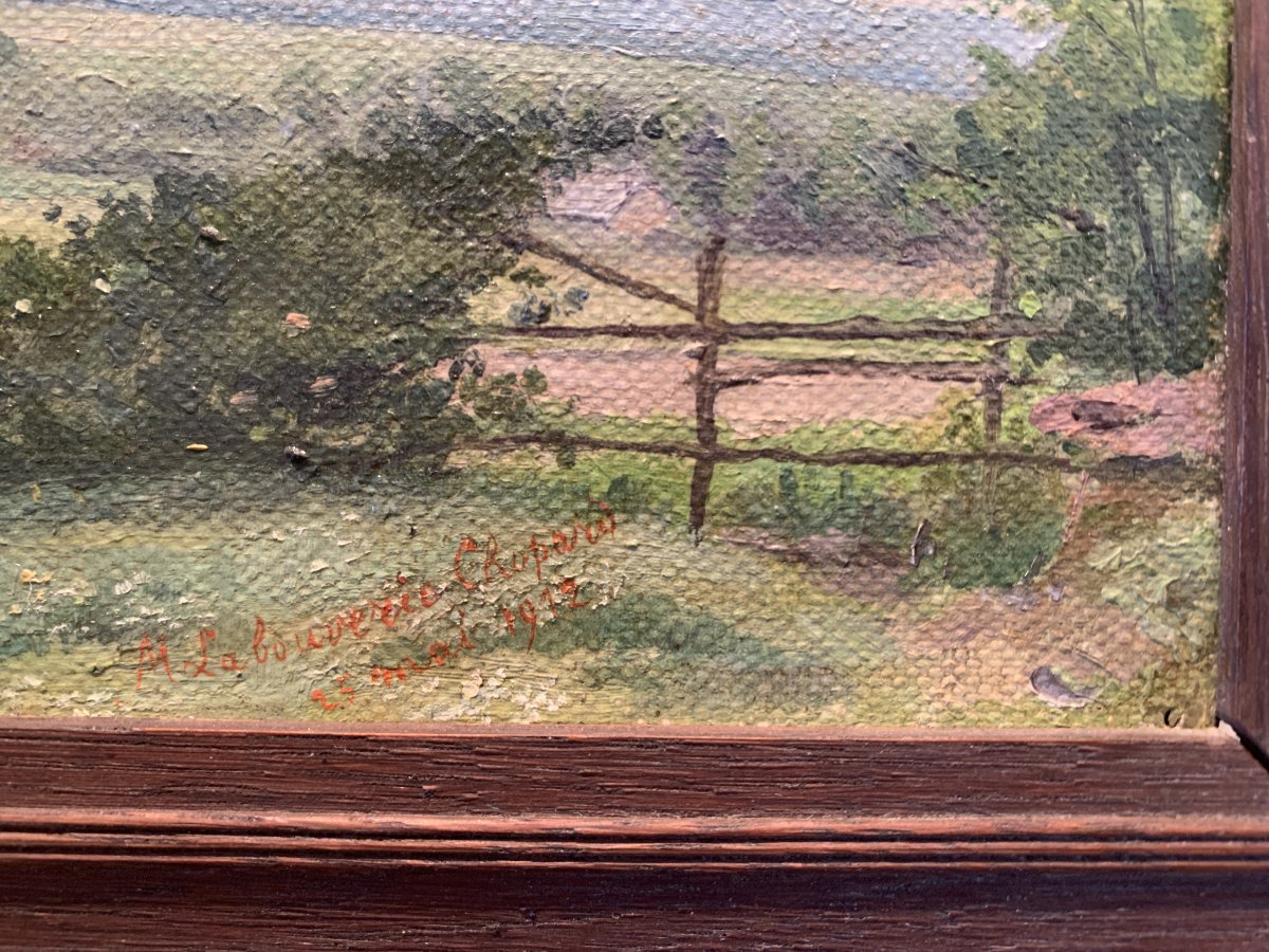 Meina Labouverie Chopard (1872-1938) – Paysage champêtre, 25 mai 1912-photo-4
