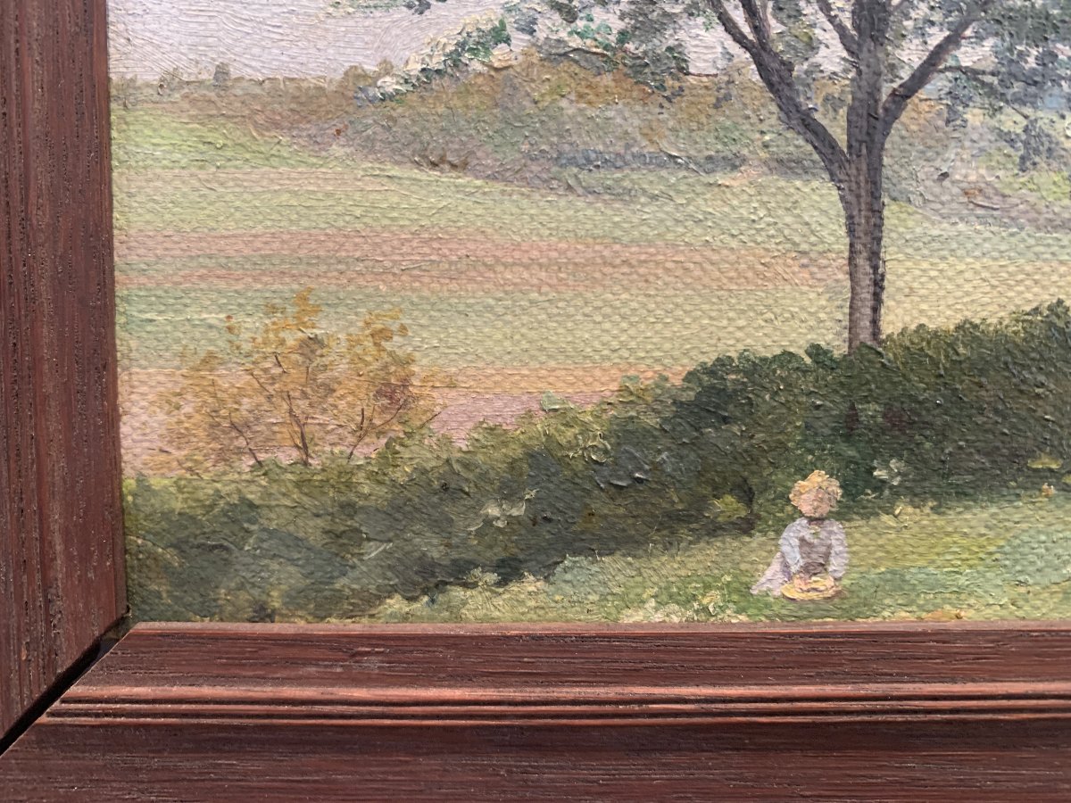 Meina Labouverie Chopard (1872-1938) – Paysage champêtre, 25 mai 1912-photo-1