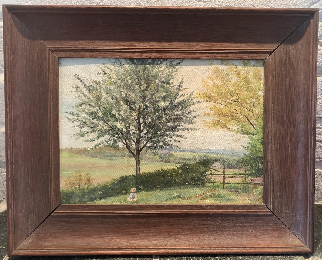 Meina Labouverie Chopard (1872-1938) – Paysage champêtre, 25 mai 1912