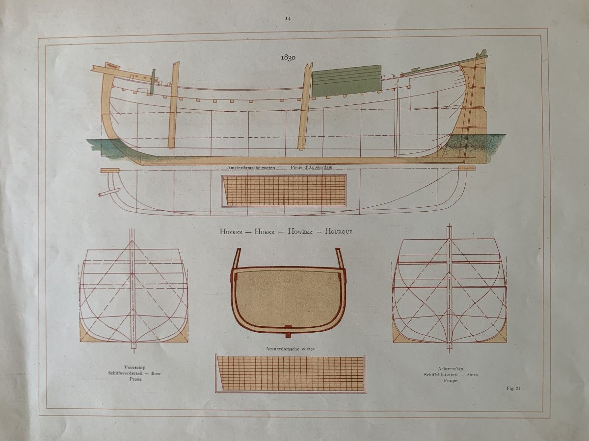 Lot de 3 Planches d'architecture maritime - 1913-photo-3