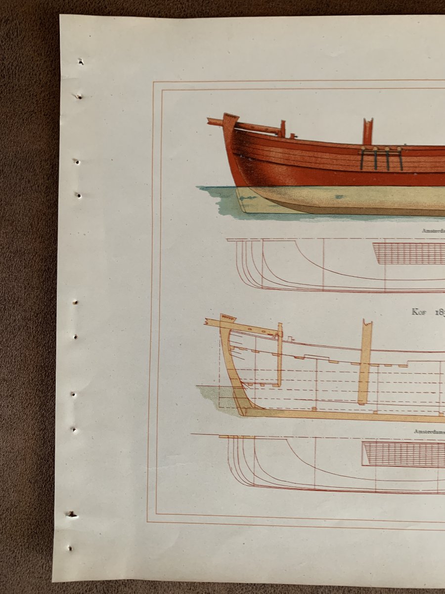 Lot de 3 Planches d'architecture maritime - 1913-photo-6