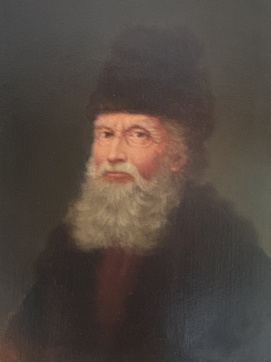 Portrait d'Homme – Huile sur panneau de chêne signé Omer DIERICKX (1862–1939)-photo-2