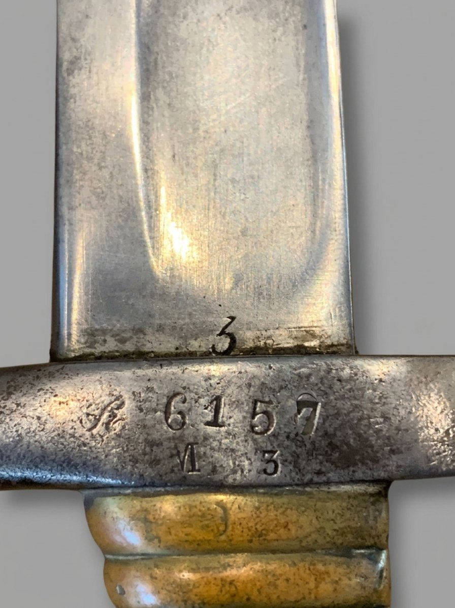 Chassepot 1866 Saber-bayonet - Imperial Manufactory Of St-étienne (april 1868)-photo-1