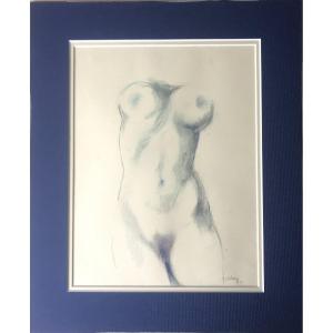 Yvon Adam - Erotic Charcoal Drawing