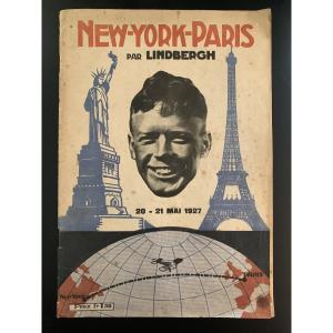 Charles Lindbergh "new York–paris" – éditions Patria, Antwerp, May 28, 1927