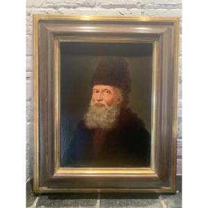 Portrait Of A Man – Oil On Oak Panel, Signed Omer Dierickx (1862–1939)