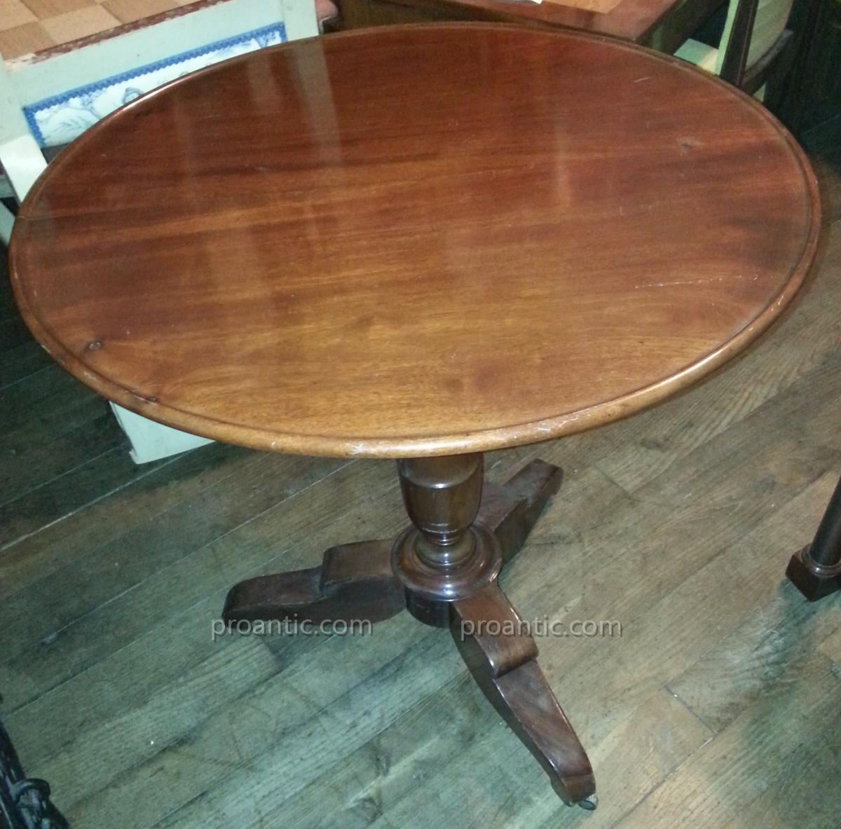 Tray Tilting Pedestal In Mahogany Restoration Period