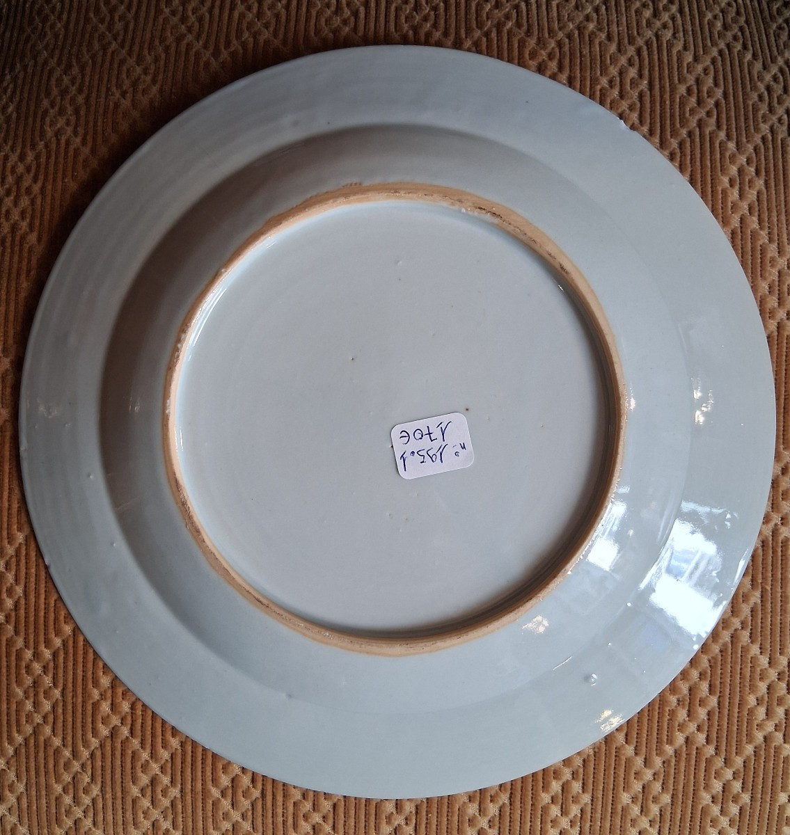 Assiette XVIIIe de la Compagnie des Indes (famille rose)-photo-4