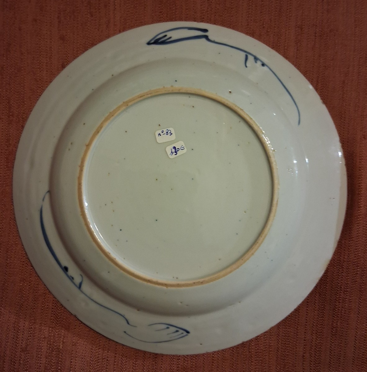 Early 19th Century Chinese Porcelain Plate (blue)-photo-3