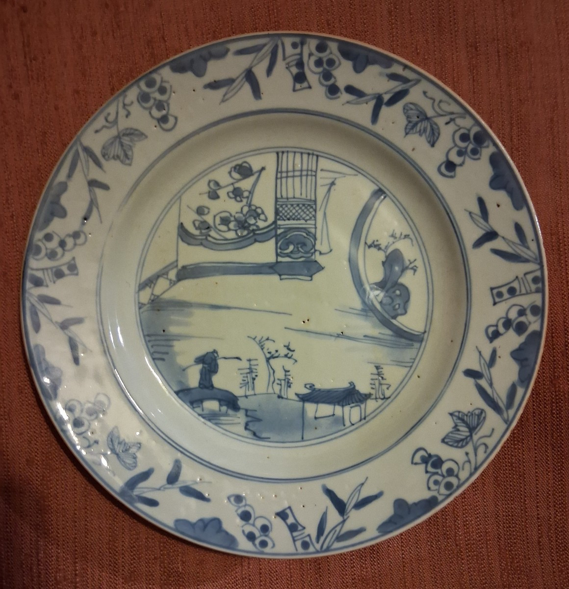 Early 19th Century Chinese Porcelain Plate (blue)