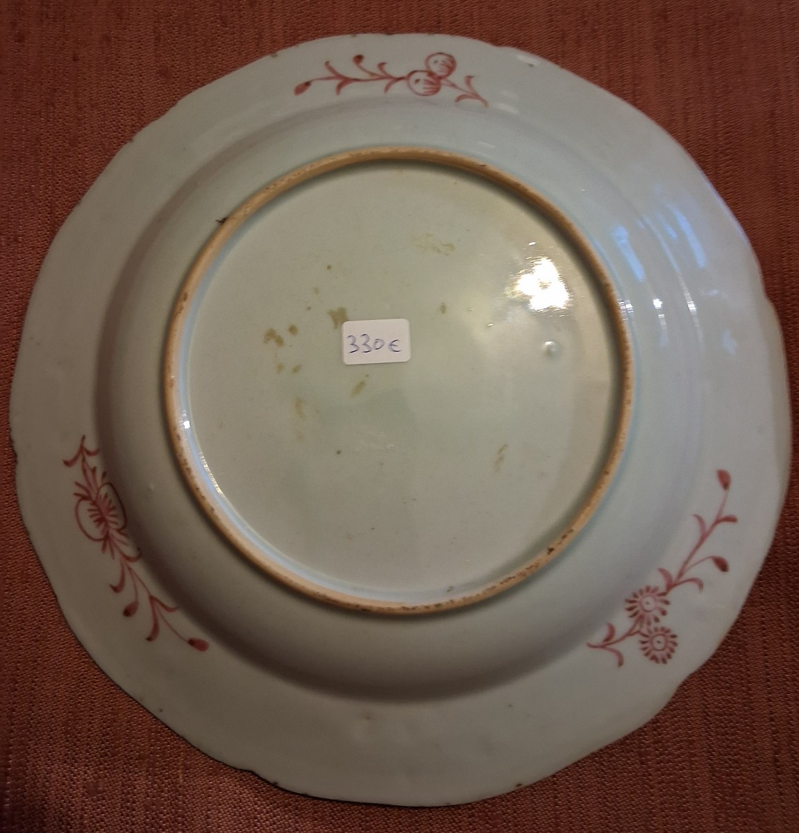 18th-century Plate From The East India Company (famille Rose)-photo-4
