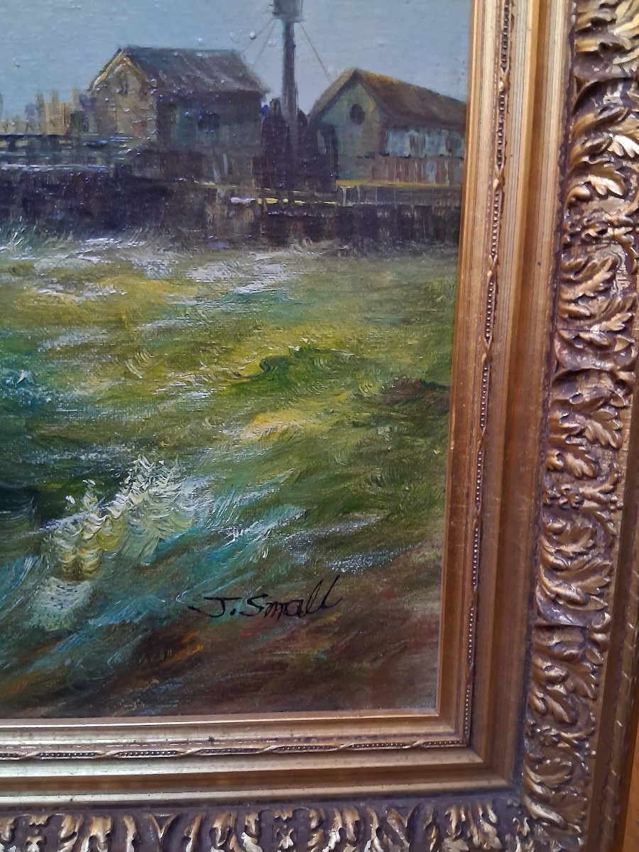 Rough Sea. Early 20th-century Seascape.-photo-2