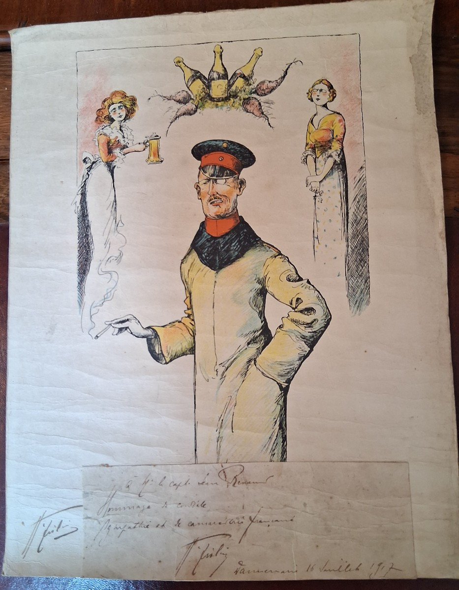 Caricatures de soldats allemands par Henri ZISLIN -photo-4