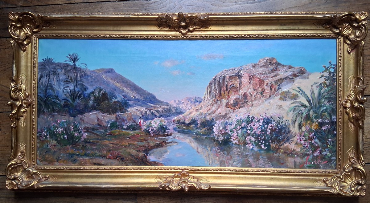 Vue de l’oasis de Bou Saâda (Algérie)