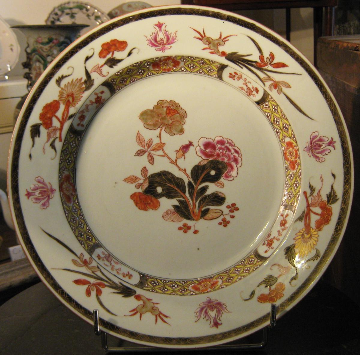 The Dish Porcelain India Company, Qianlong Period, XVIII Century.