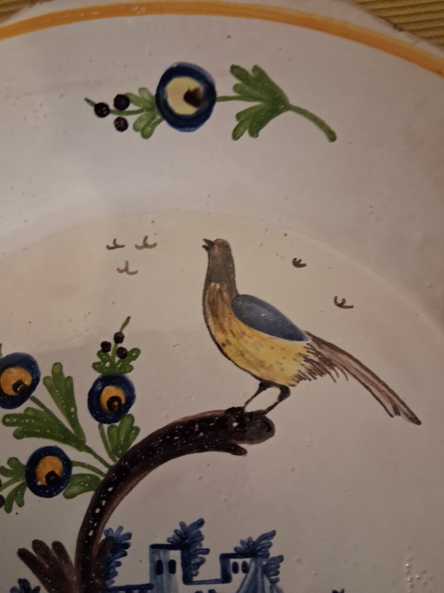 Assiette en faïence de Nevers 2e moitié XVIIIe-photo-4