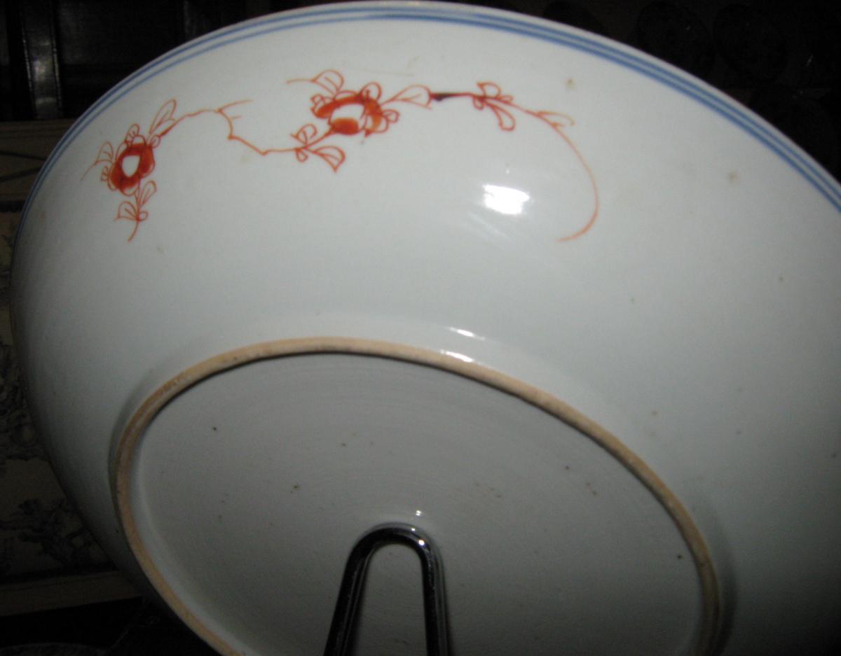 Flat Porcelain China Beginning Of Qianlong Period, Eighteenth Time.-photo-4