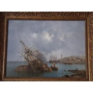Calfatage En Pleine Eau (Tony-François de Bergue)