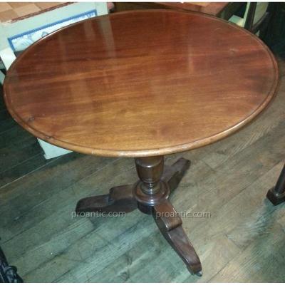 Tray Tilting Pedestal In Mahogany Restoration Period