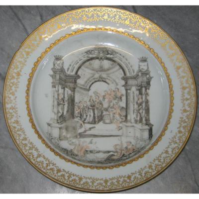 Plate De La Compagnie Des Indes Eighteenth Period, Known As "gray".