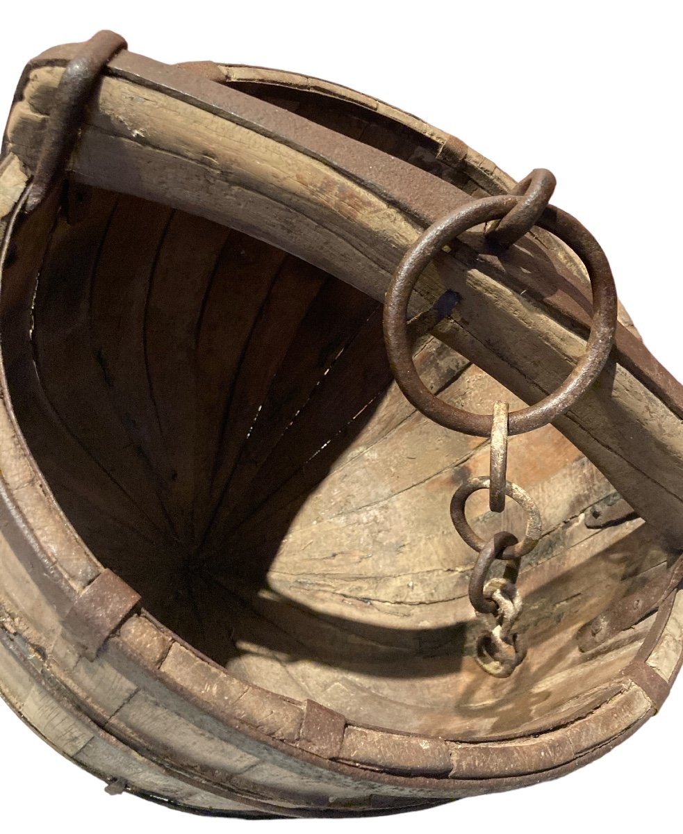 19th Century Chinese Well Bucket-photo-2