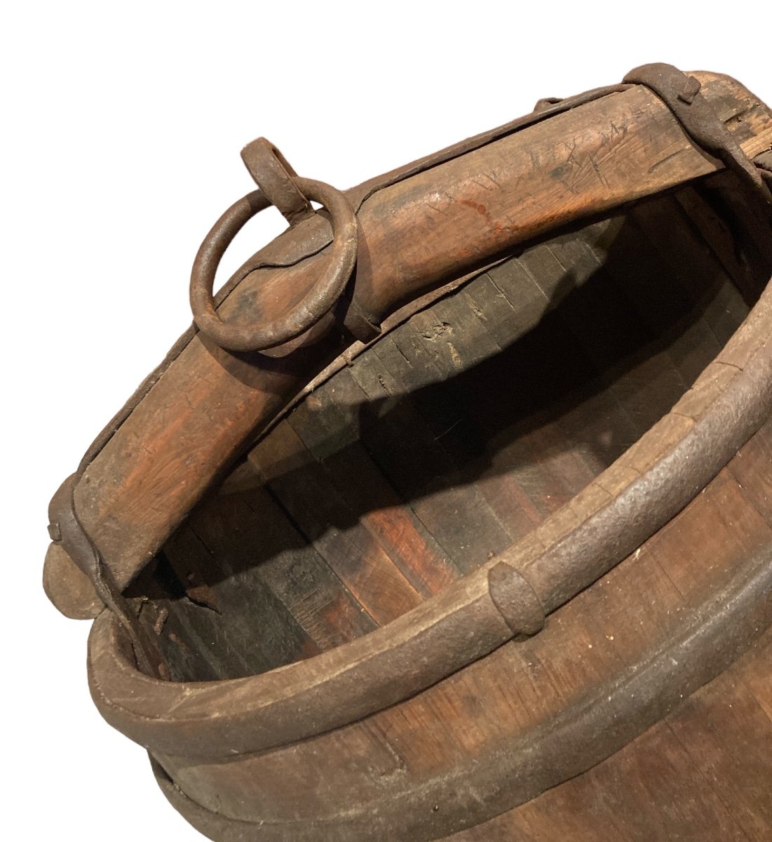 19th Century Chinese Well Bucket-photo-2