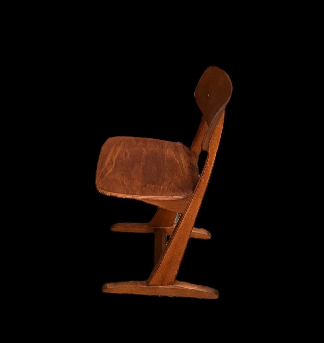 Pair Of School Chairs After Casala 1960-photo-3