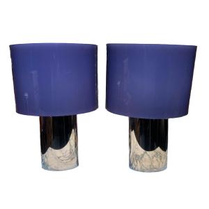 Pair Of Knoll Lamps