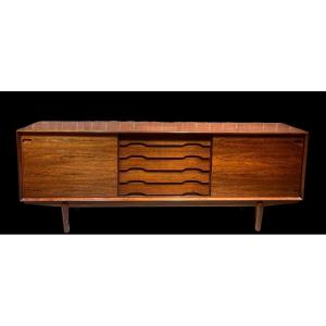 Rosewood Sideboard Signed Henry Rosengren Hansen For Dyrlund