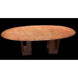 Red Marble Living Room Table