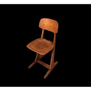 Pair Of School Chairs After Casala 1960