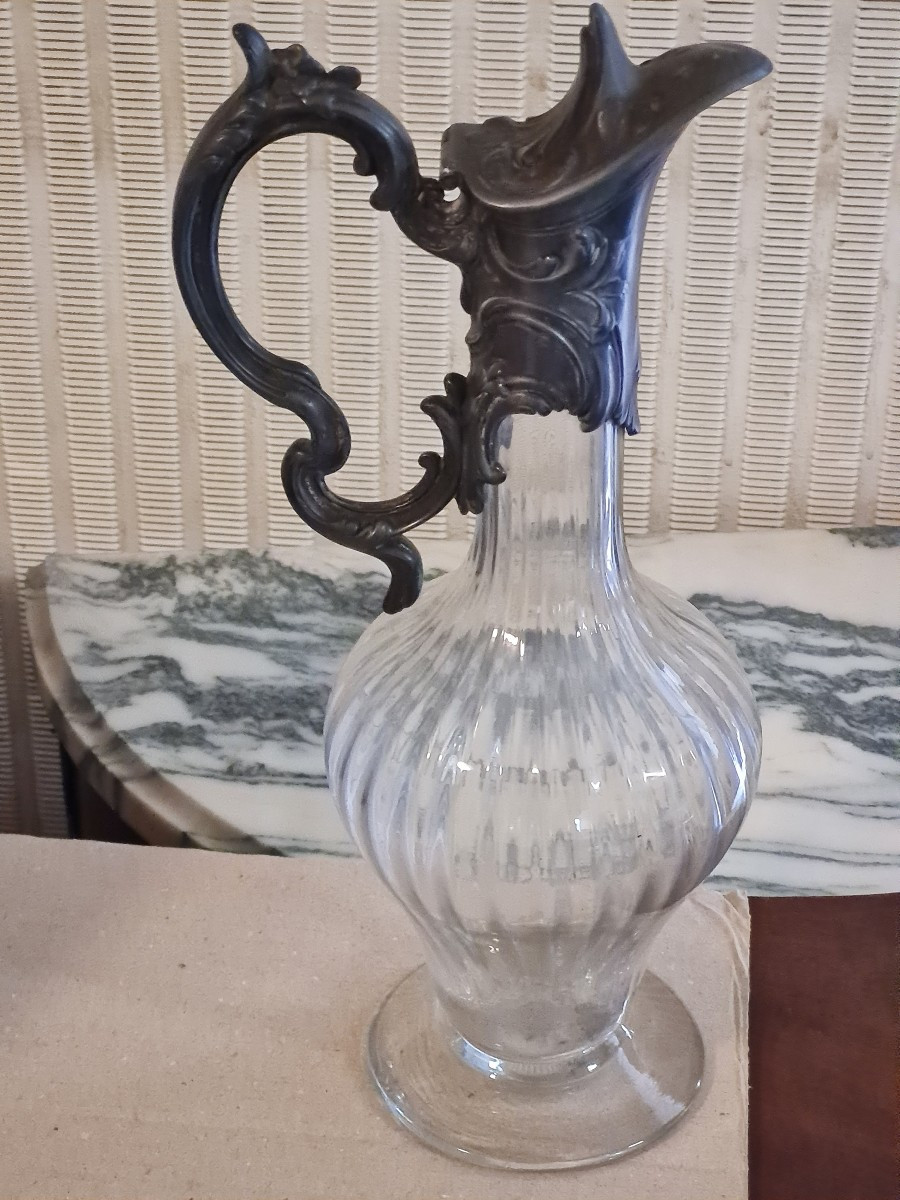 aiguière en verre 