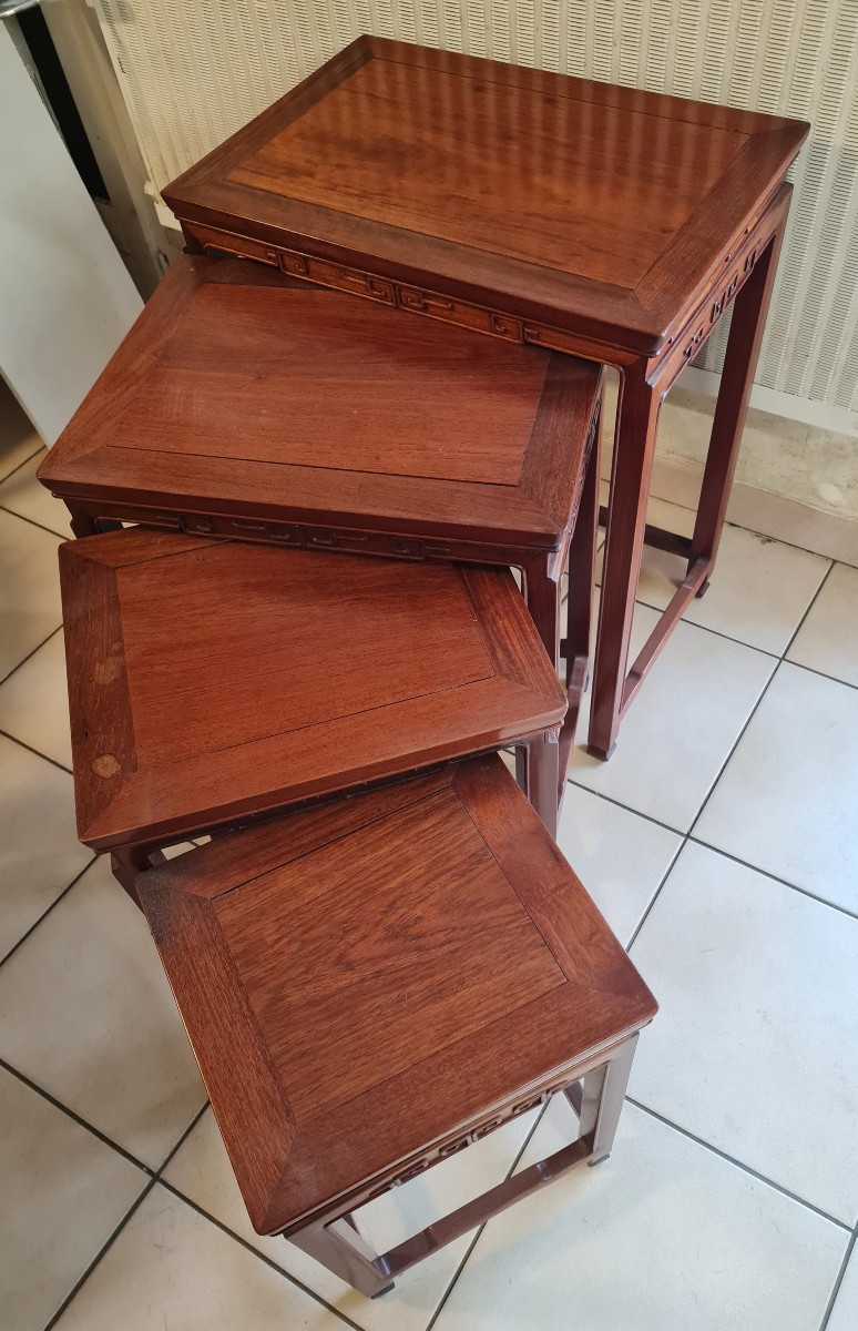 tables gigognes motifs asiatiques
