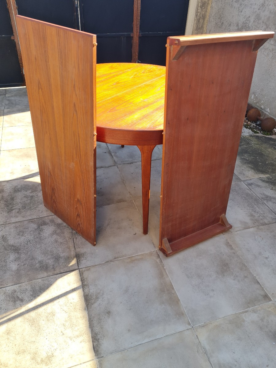 4 chaises ( modèle 71 ) Niels Otto Moller en Teck et une table teck-photo-4