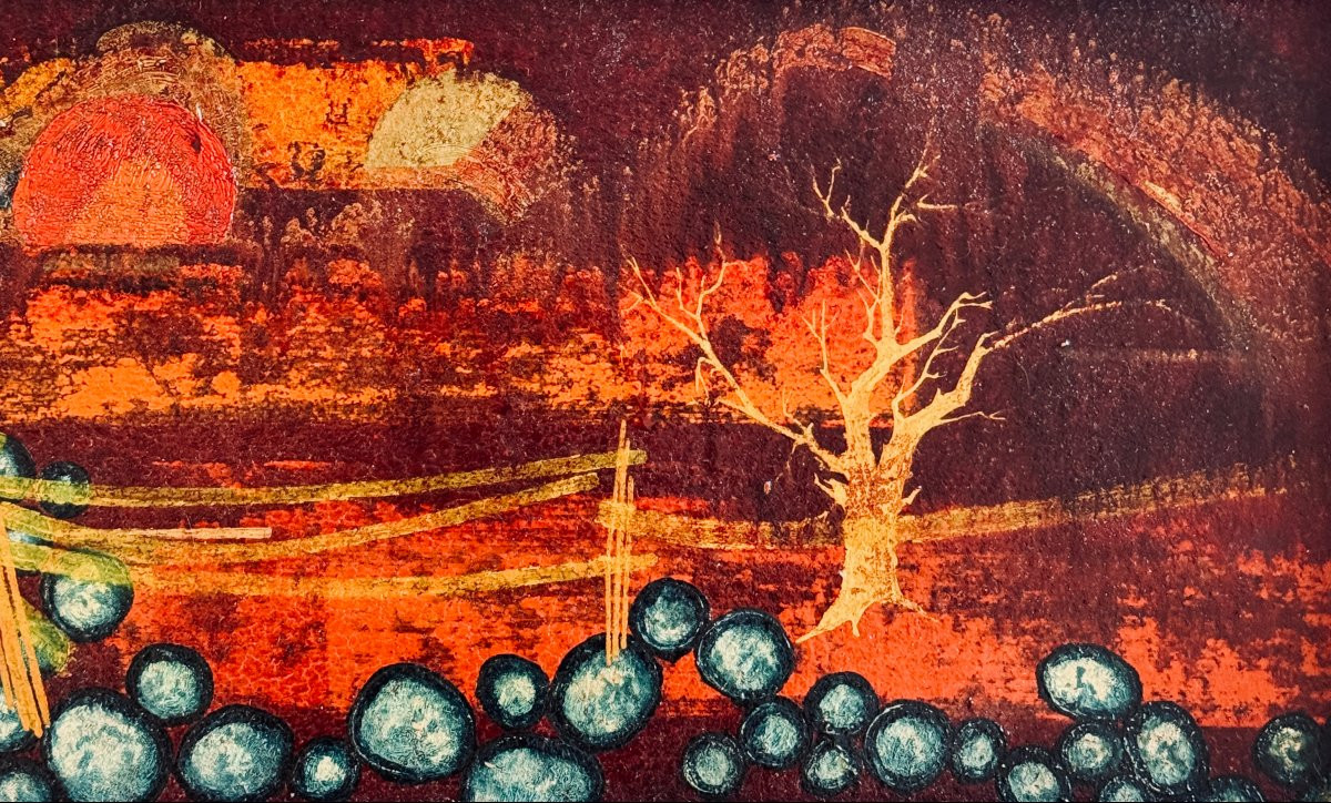 Surrealist Painting By Daniel De Clercq - Belgian School-photo-2