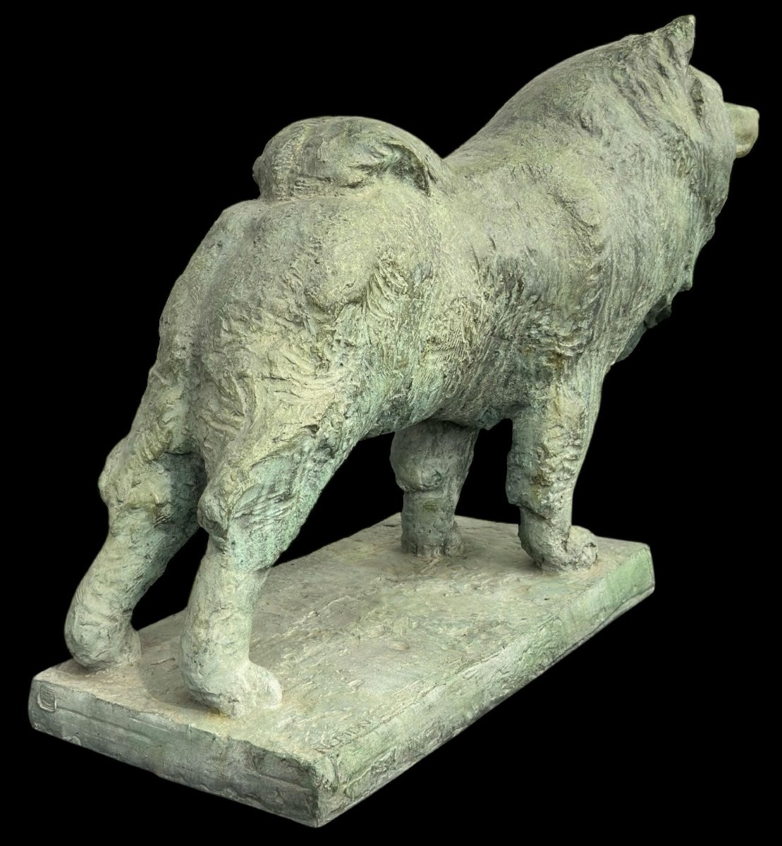 Marie De Bonaparte's Tatoon Dog By Oscar Nemon, Life-size, Valsuani Lost Wax-photo-4