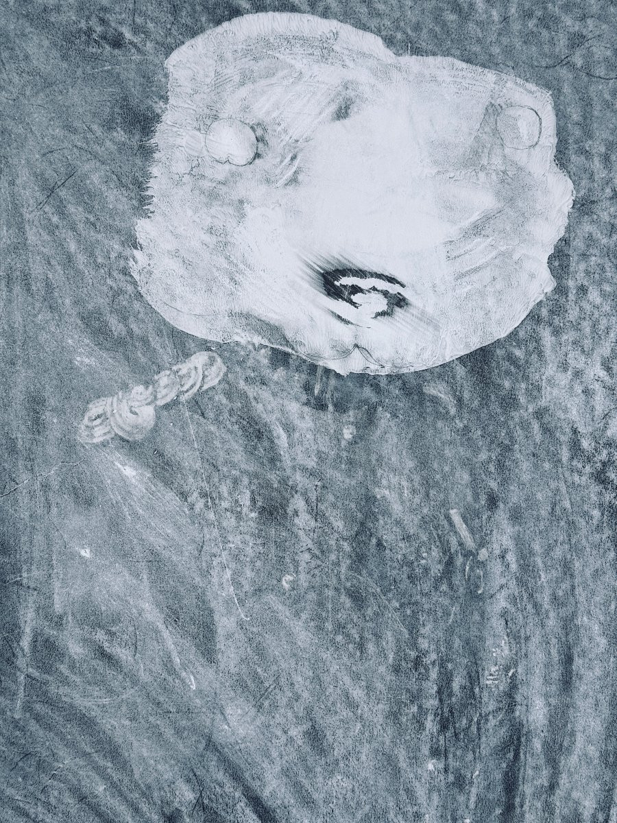 Robert Detheux - Triptych Of Surrealist Paintings - The Beautiful Igerant - 1978-photo-2