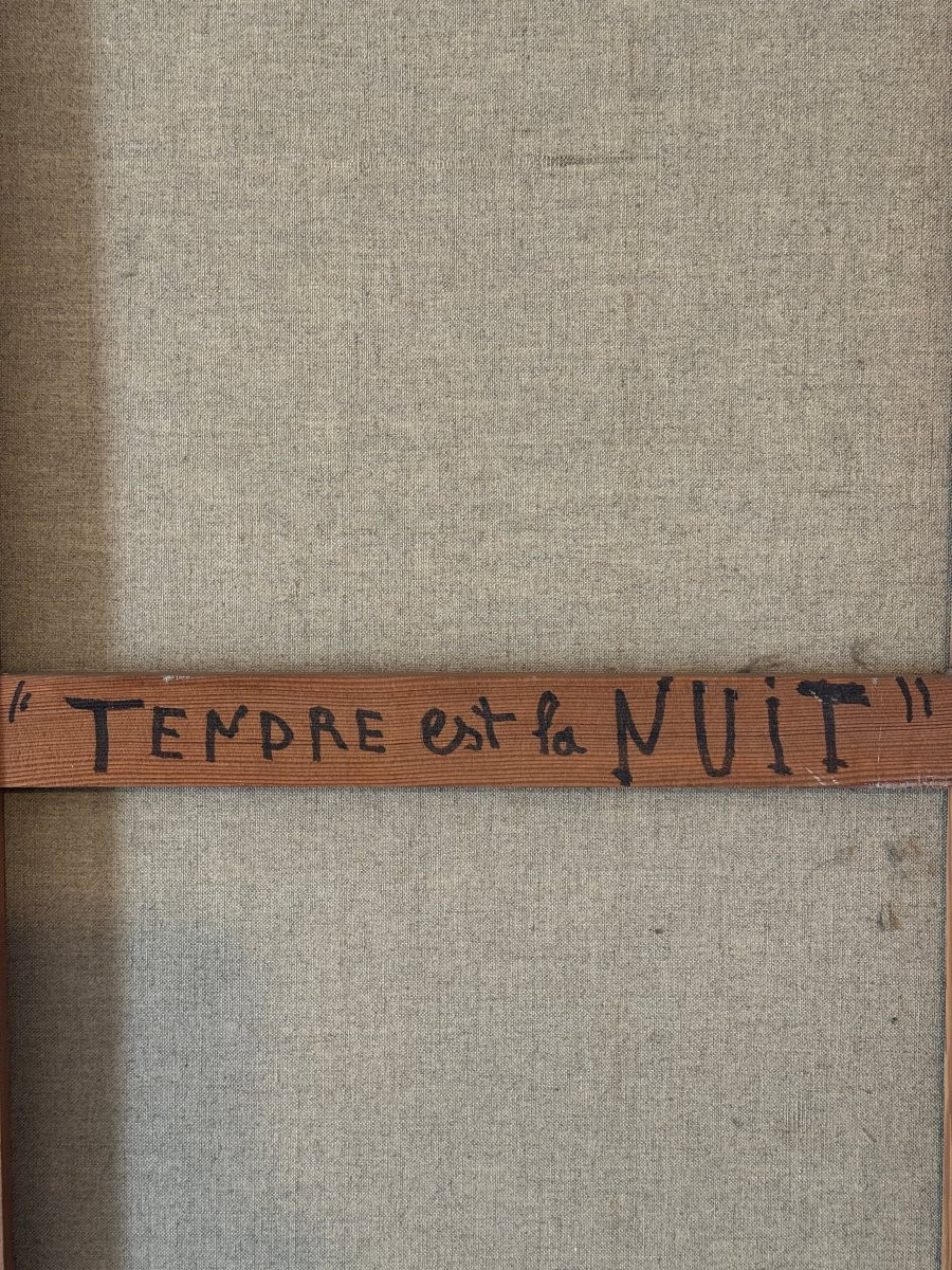 Marie Louise Ogier - Large Painting From 1977 - Awarded At The Salon Des Artistes In Paris -photo-7