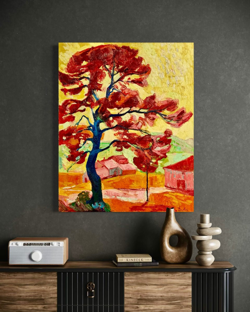 Jean-Pierre Dolla ( 1946 ) Grande peinture de 1972 - Galerie St Placide Paris -photo-2