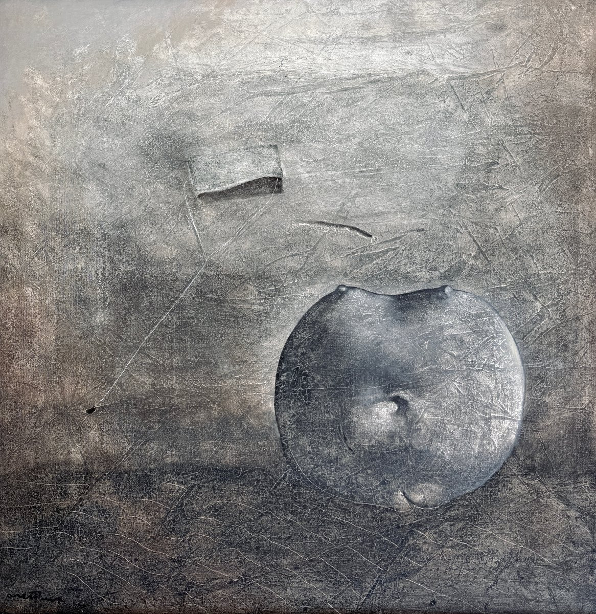 Robert Detheux - 1977 - Surrealist Painting On Canvas "libidineuse"-photo-1