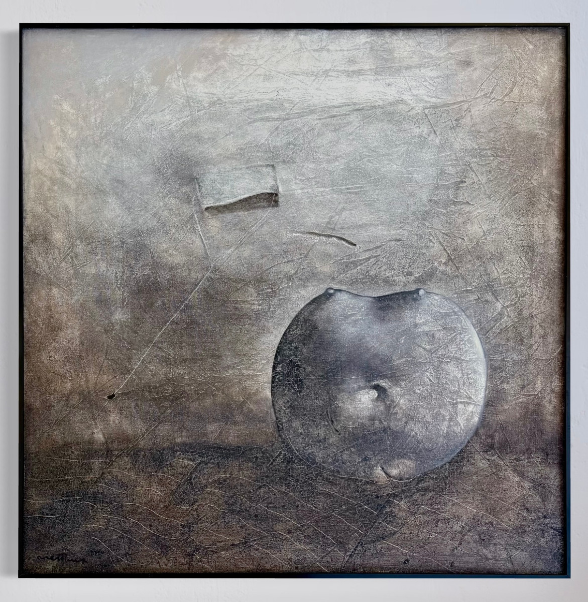 Robert Detheux - 1977 - Surrealist Painting On Canvas "libidineuse"