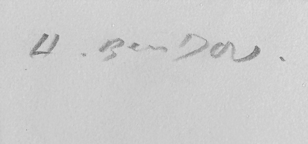 Hanna Ben Dov - Abstraction lyrique vers 1960 - Nouvelle école de Paris -photo-3