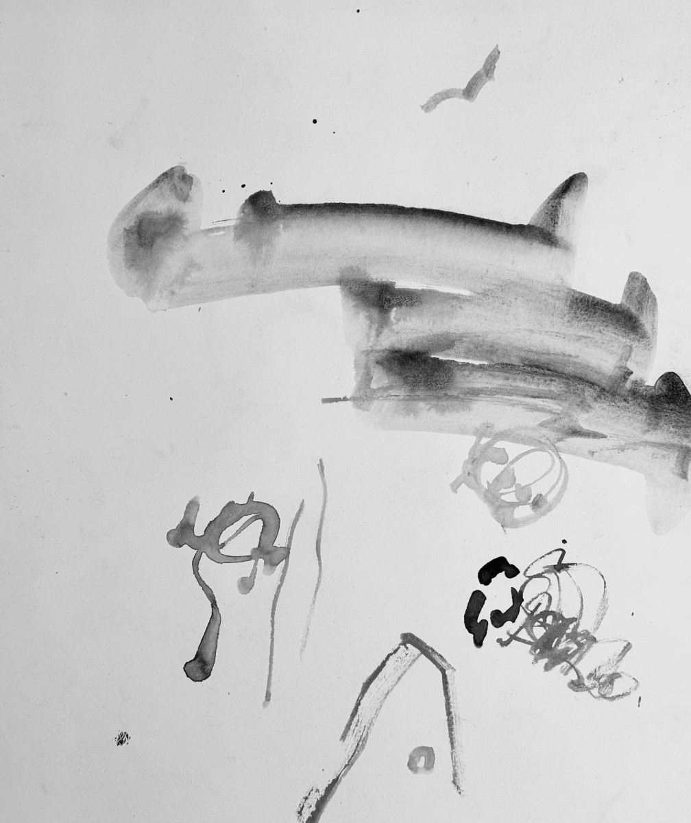 Hanna Ben Dov - Abstraction lyrique vers 1960 - Nouvelle école de Paris -photo-4